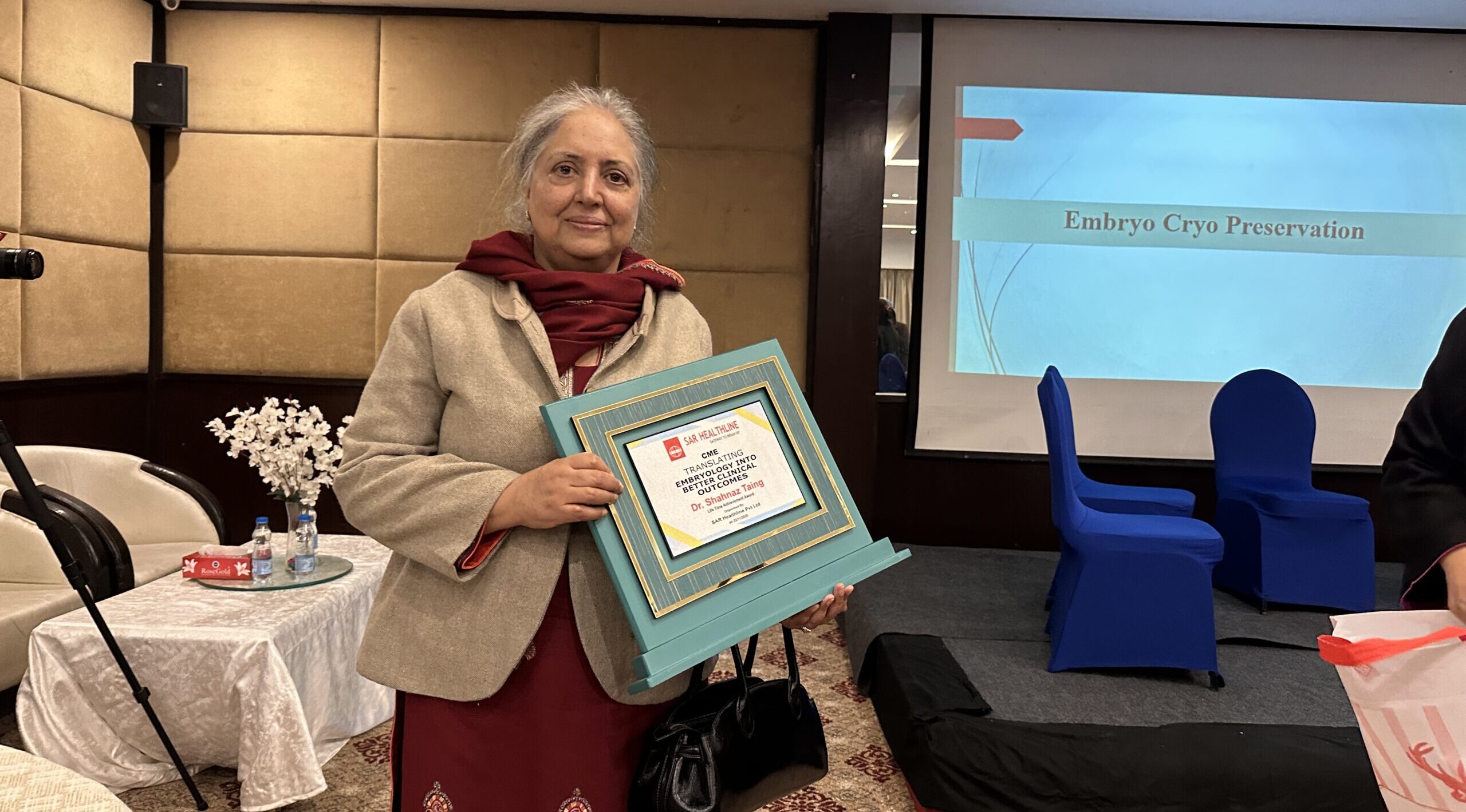 Dr. Shahnaz Taing Honoured with Lifetime Achievement Award