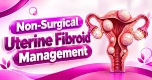 HIFU treatment for uterine fibroids using focused ultrasound